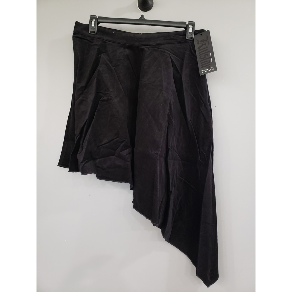 NEW XXL Killstar Nether Realm Midi Skirt ASYMETRICAL Goth Corduroy witchy emo